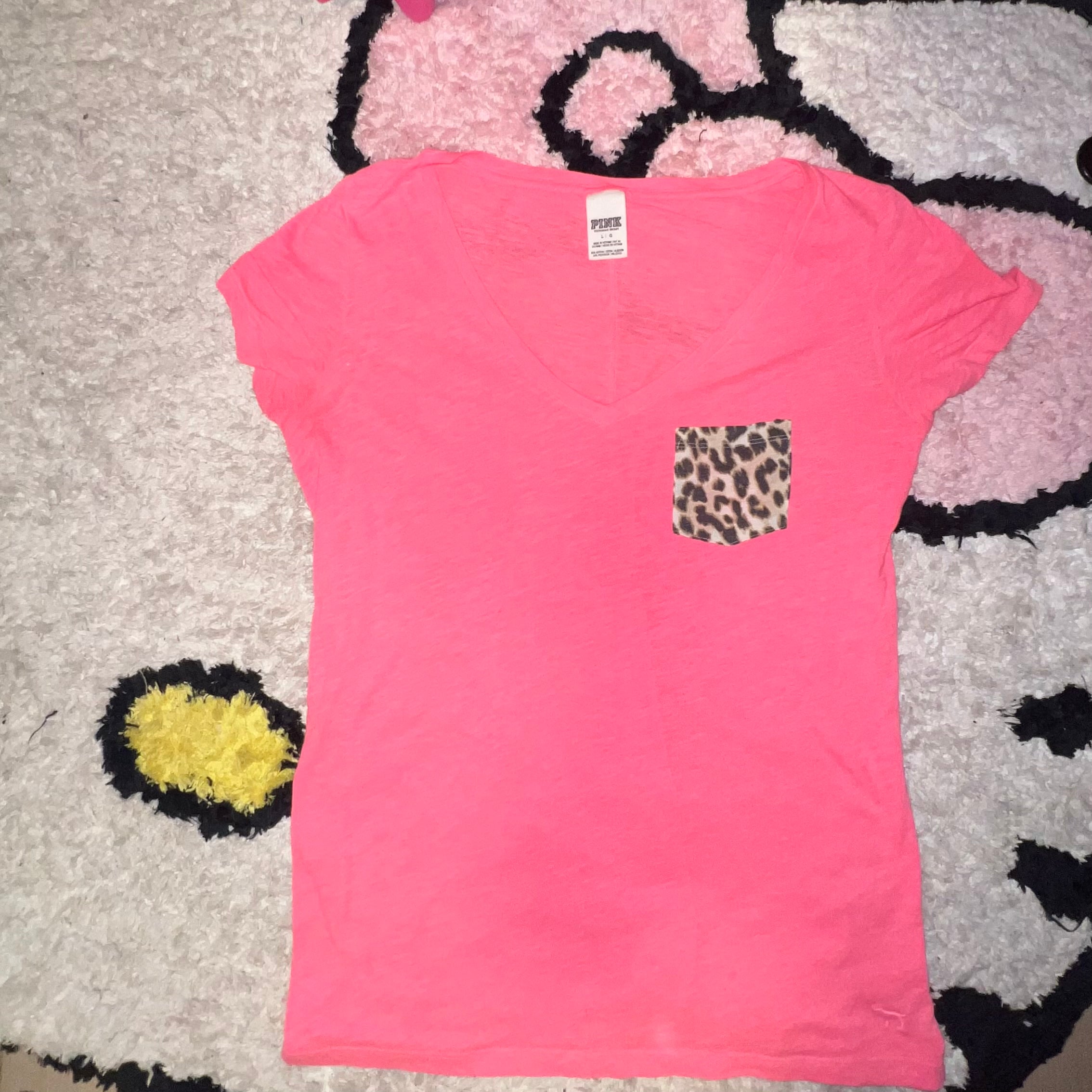 Victoria secret pink cheetah top
