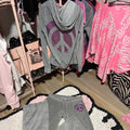2009 Vintage Victoria’s Secret pink peace sign tracksuit