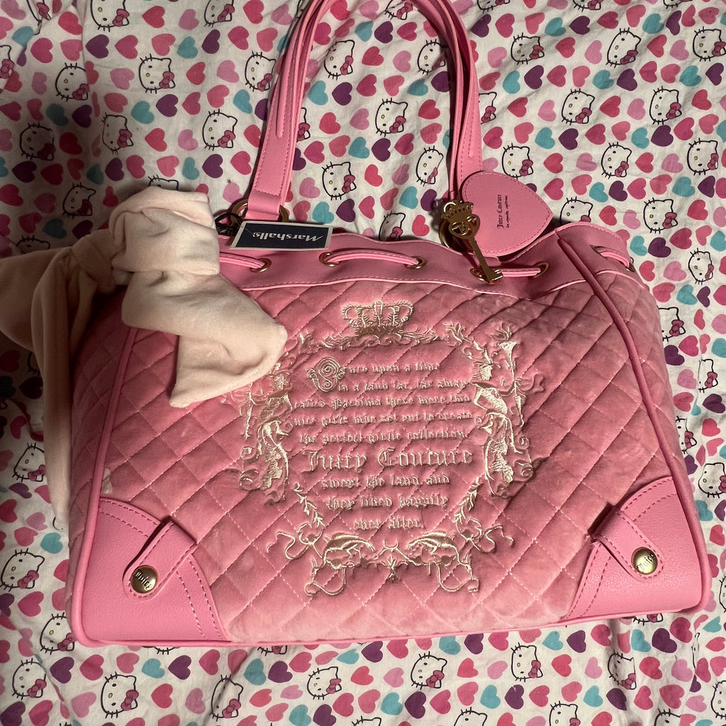 Juicy tale tote cherry blossom