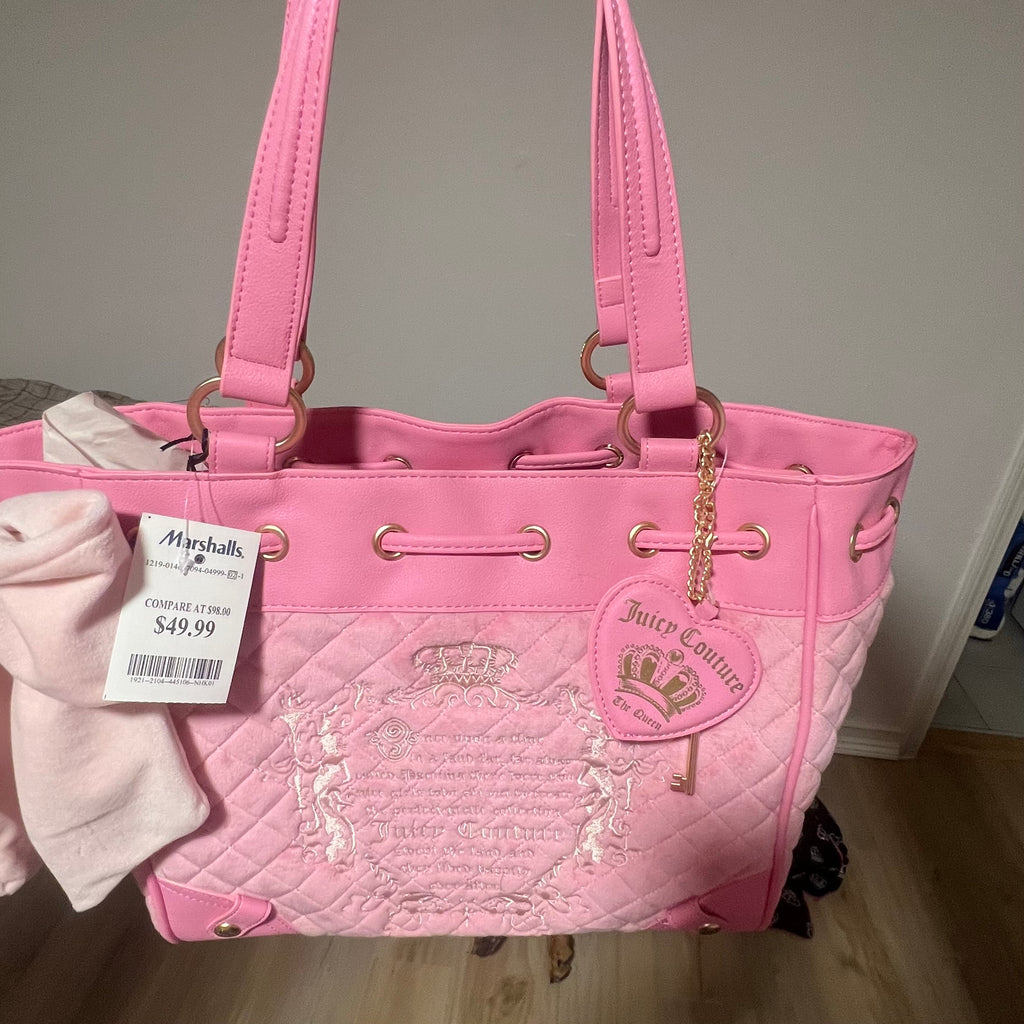 Juicy tale tote cherry blossom