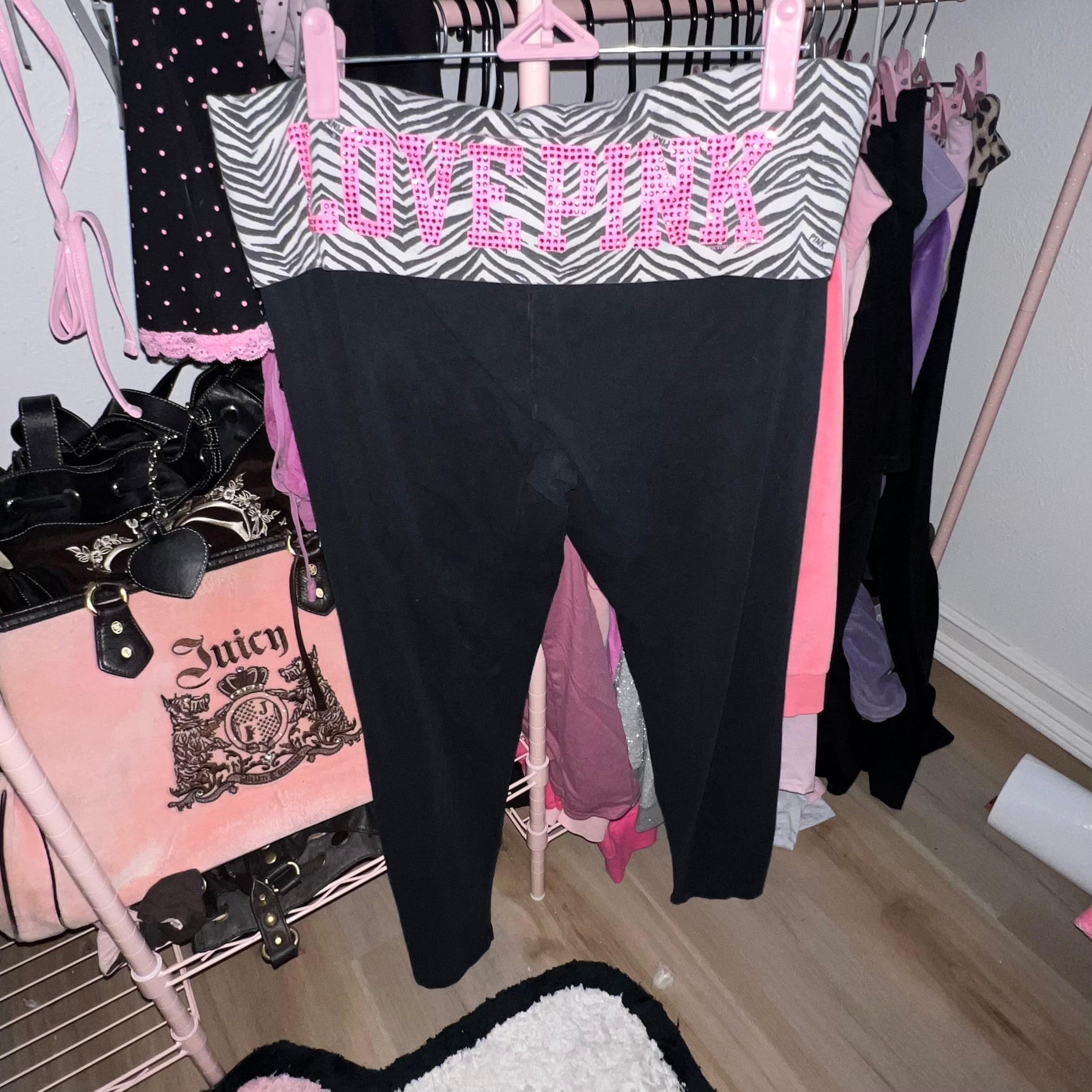 2010 Vintage Victoria’s Secret PINK Foldover leggings