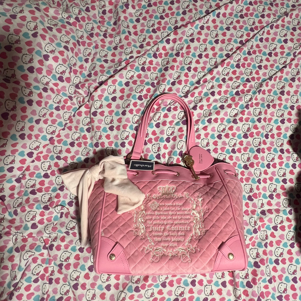 Juicy tale tote cherry blossom
