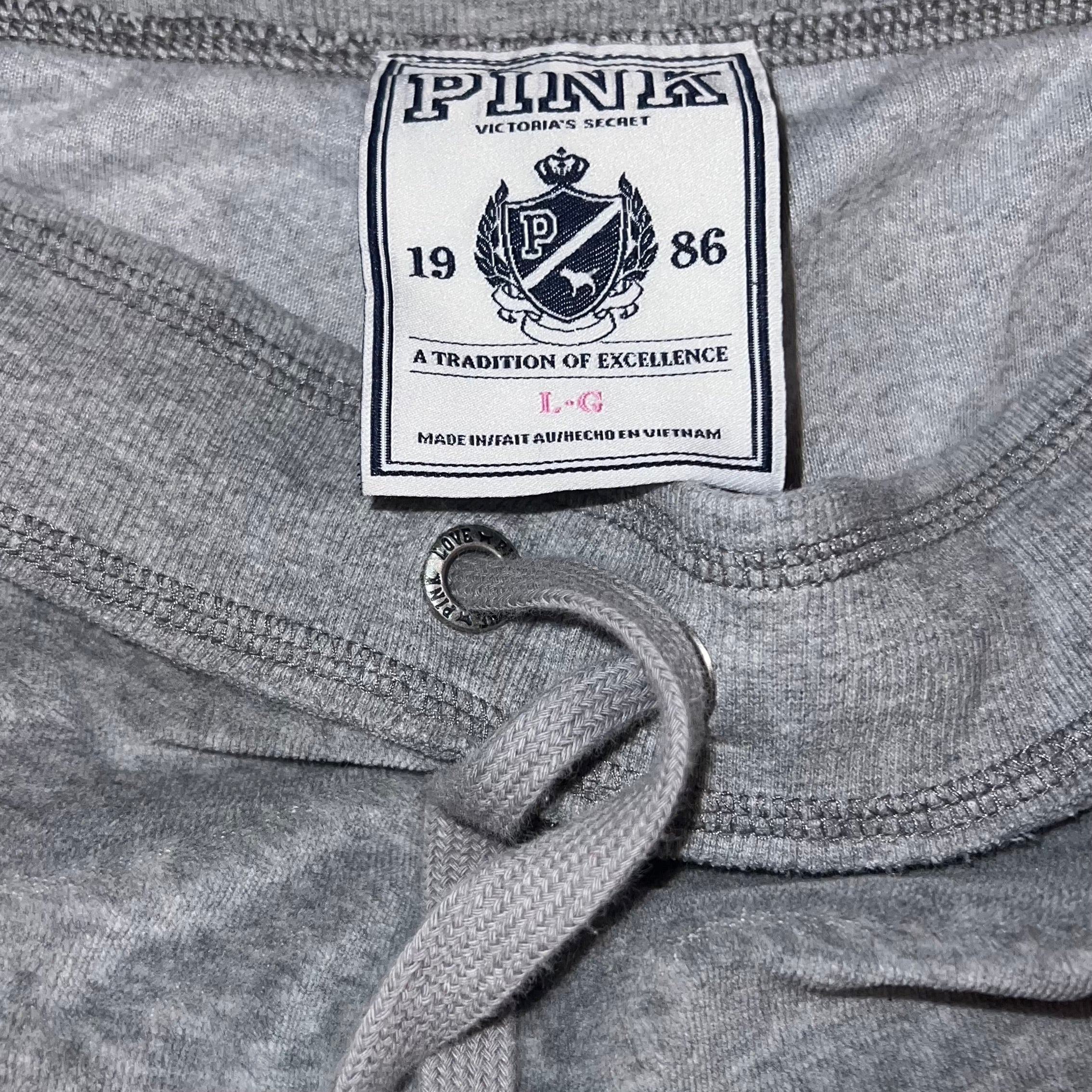 2009 Vintage Victoria’s Secret pink peace sign tracksuit